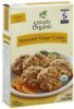 Simply Organic cookie mix honeypot ginger Calories