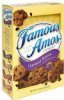 Famous Amos cookies bite size, oatmeal raisin Calories