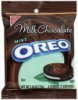 Oreo cookies sandwich, pure milk chocolate covered, mint Calories
