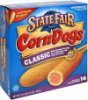 State Fair corn dogs classic, honey flavored batter Calories