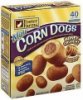 Foster Farms corn dogs mini, honey crunchy flavor Calories