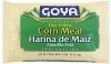 Goya corn meal fine yellow Calories
