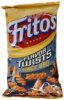 Fritos corn snacks flavor twists, honey bbq Calories