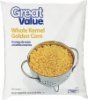 Great Value corn whole kernel golden Calories