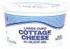 Stater Bros. cottage cheese large curd Calories
