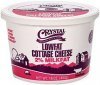 Crystal cottage cheese lowfat, 2% milkfat Calories