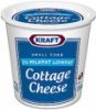 Kraft cottage cheese small curd 2% milkfat lowfat Calories