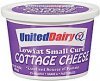 United Dairy cottage cheese small curd lowfat Calories