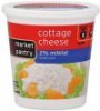 Market Pantry cottage cheese small curd Calories