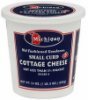 Michigan cottage cheese small curd Calories