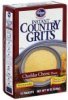 Kroger country grits instant, cheddar cheese flavor Calories