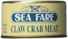 Sea Fare crab meat claw Calories