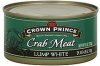 Crown Prince crab meat lump white Calories