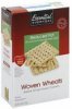 Essential Everyday crackers baked whole wheat, woven wheats, reduced fat Calories