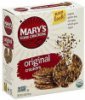 Marys Gone Crackers crackers organic, original Calories