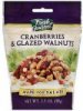 Fresh Gourmet cranberries & glazed walnuts Calories