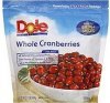 Dole cranberries whole Calories