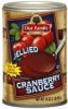 Our Family cranberry sauce jellied Calories