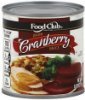 Food Club cranberry sauce jellied Calories