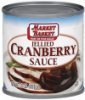 Market Basket cranberry sauce jellied Calories