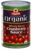 ShopRite cranberry sauce whole berry Calories