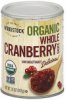Woodstock cranberry sauce whole, organic Calories
