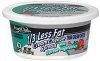 Food Club cream cheese spread 1/3 less fat, with garden vegetable Calories
