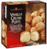 Private Selection cream puffs vanilla Calories