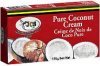 JCS cream pure coconut Calories