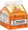 ShopRite cream ultra-pasteurized, heavy Calories