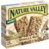 Nature Valley crunchy granola bars vanilla nut Calories