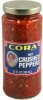 Cora crushed peppers hot Calories