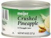 Meijer crushed pineapple in pineapple juice Calories