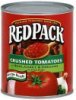 Red Pack crushed tomatoes basil, garlic & oregano in thick puree Calories