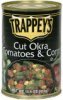 Trappeys cut okra, tomatoes & corn Calories