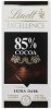 Lindt dark chocolate extra dark, 85% cocoa Calories