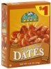 Deerfield Farms dates california pitted Calories
