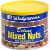 Walgreens deluxe mixed nuts no peanuts Calories