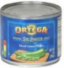 Ortega diced green chiles mild Calories