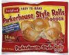 Bridgford dough parkerhouse style rolls Calories