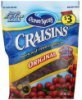 Craisins dried cranberries original, sweetened Calories