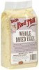 Bobs Red Mill dried eggs whole Calories