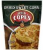 John Copes dried sweet corn toasted Calories