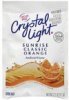Crystal Light drink mix sugar free, sunrise classic orange Calories