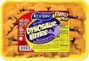 Redi-Serve Family Pack dynosaur bites fully cooked breaded dinosaur shaped chicken breast patties Calories