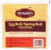 Dynasty egg roll/spring roll wrappers Calories