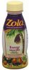 Zola energy smoothie tropical blend Calories