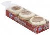 Kroger english muffins pre-split, sourdough Calories