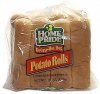 Home Pride enriched deluxe hot dog potato rolls Calories