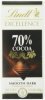 Lindt excelence 70 cocoa bar Calories